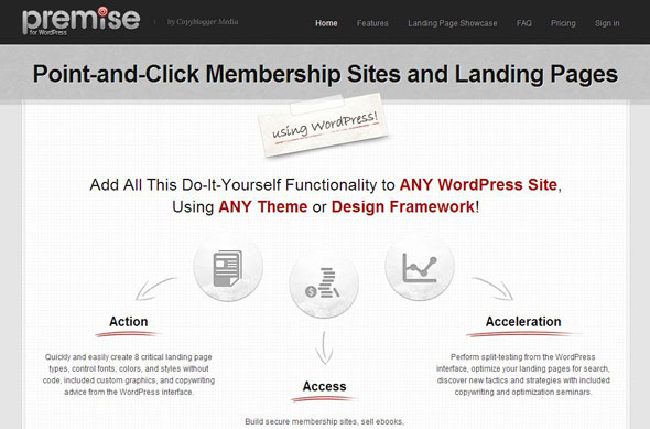 Premise WordPress plugin